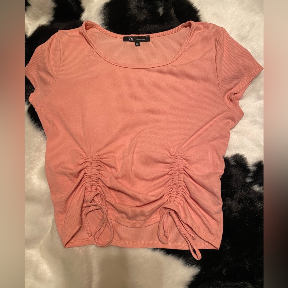 YMI light pink crop top